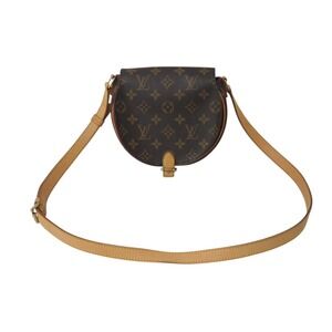 LOUIS VUITTON Monogram Tan Blanc White shoulder bag